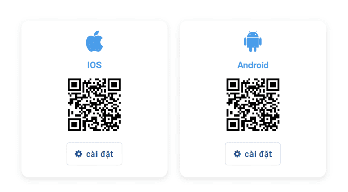 Mobile phone displaying a QR code with text 'Scan to download 8xbet app
